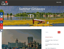 Tablet Screenshot of blog.thelalit.com